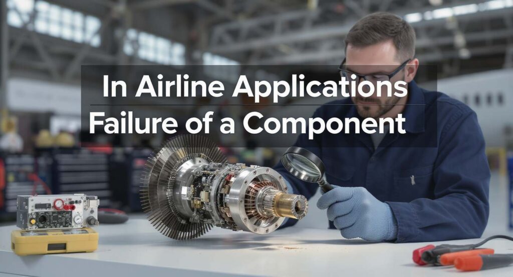 In Airline Applications Failure of a Component